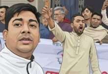 নোয়াখালী, আওয়ামী লীগ কার্যালয়, ছাত্রলীগ, তালা ভাঙা, স্লোগান, আটক ৫, সুধারাম থানা, রাজনৈতিক পরিস্থিতি, Noakhali, Awami League Office, BCL, Vandalism, Protest, Detained, Sudharam Police, Political Tension, Bangladesh Politics