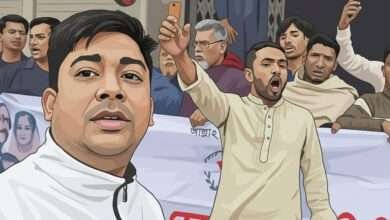 নোয়াখালী, আওয়ামী লীগ কার্যালয়, ছাত্রলীগ, তালা ভাঙা, স্লোগান, আটক ৫, সুধারাম থানা, রাজনৈতিক পরিস্থিতি, Noakhali, Awami League Office, BCL, Vandalism, Protest, Detained, Sudharam Police, Political Tension, Bangladesh Politics